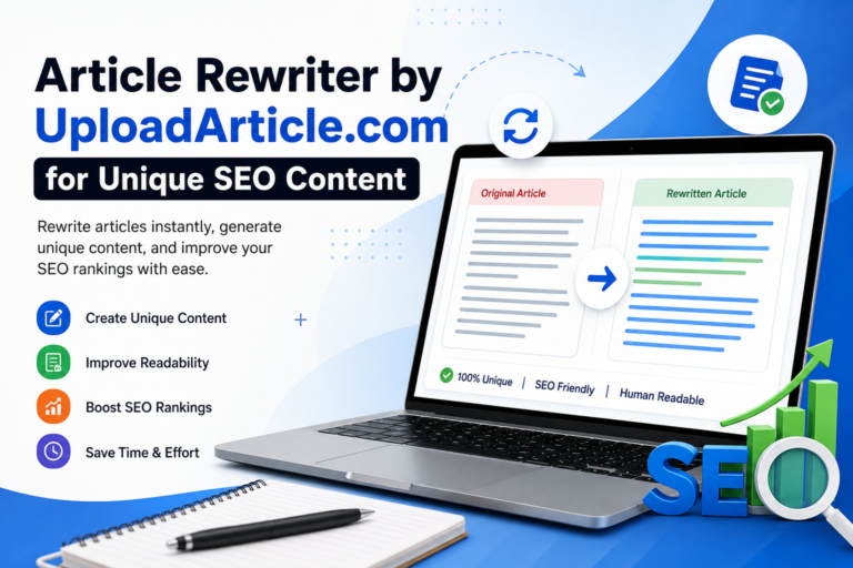Article Rewriter by UploadArticle.com for Unique SEO Content UploadArticle.com