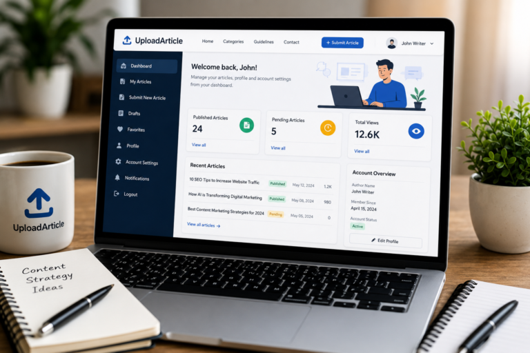 ploadArticle.com Register, Login & Account Creation: The Complete Ultimate Guide uploadarticle account