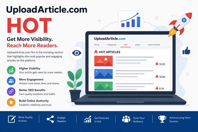 UploadArticle.com Hot Explained: How Trending Articles Gain More Readers and Better Visibility UploadArticle.com Hot