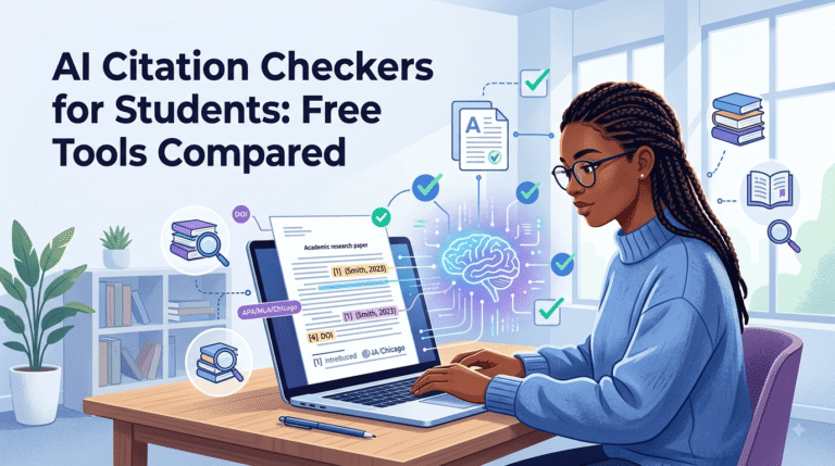 AI Citation Checkers for Students: Free Tools Compared AI Citation Checkers for Students: Free Tools Compared